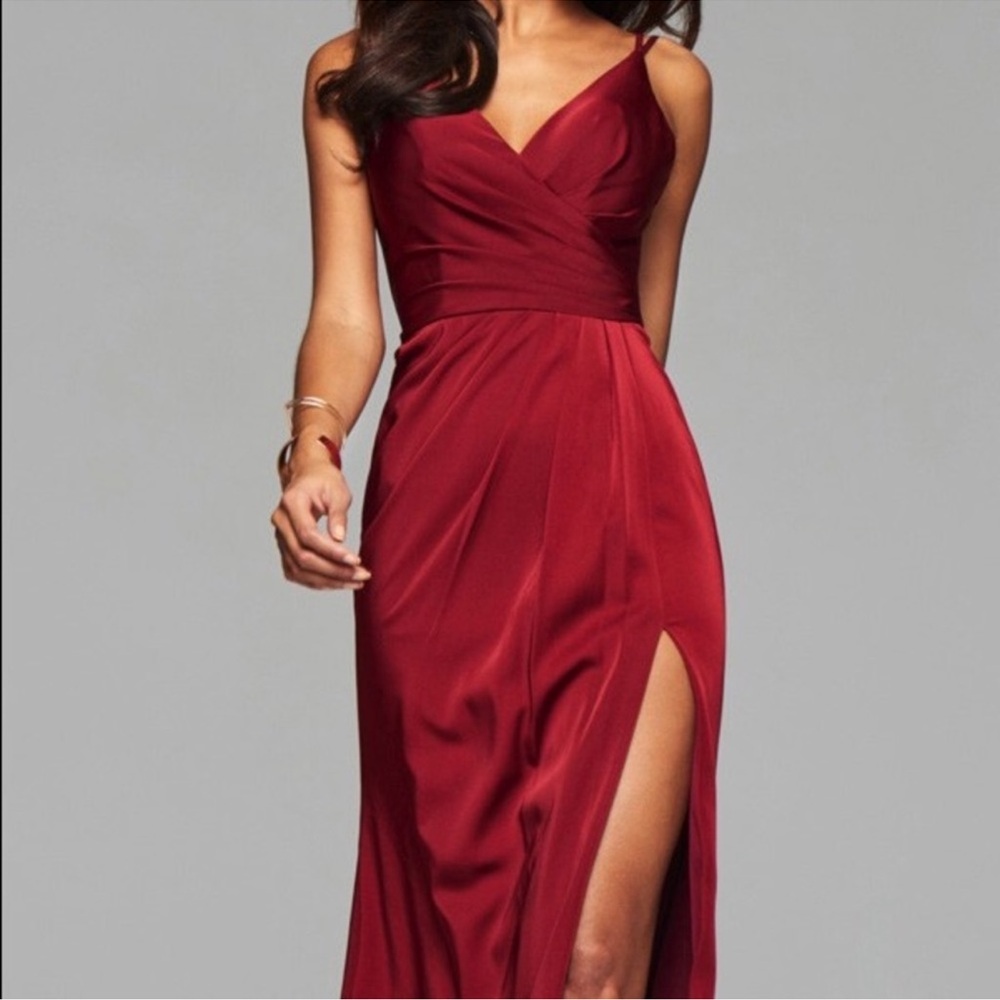 NWT Elegant Red Evening Gown
